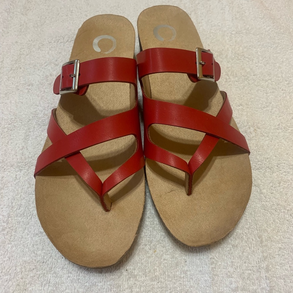 NWOT Unknown brand bought at TJ Maxx red sandals